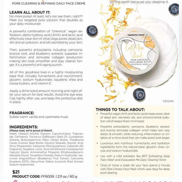 Call your shrink face moisturizer - Picture 4 of 4